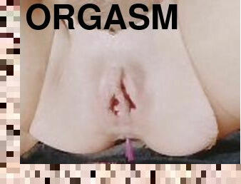 masturbation, orgasme, collants, pisser, amateur, jouet, point-de-vue, fétiche, solo, petits-seins