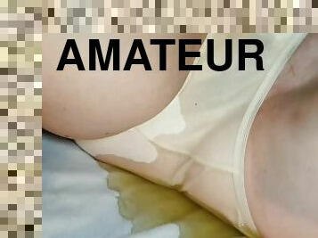 tetas-grandes, masturbación, meando, squirting, amateur, bragas, británico, fetichista, húmedo