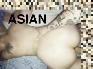 Big Ass Asian Slut Creampied by Fat Cock ? @angelbaby777x ?