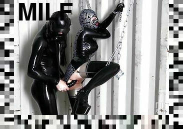 milf, legetøj, bdsm, fetish, latex, bondage