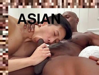 asiático, mamada, polla-enorme, interracial, gay, negra, primera-vez, universidad, corrida, china