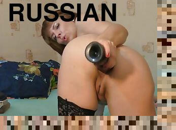 rus, amatör, anal, olgun, orta-yaşlı-seksi-kadın, oyuncak, uzun-çoraplar, web-kamerası, tek-kişilik, esmer-kadın