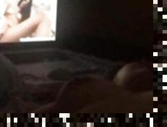 My girlfriend masturbating and watching porn in front of me????????