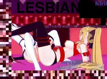 Fate Testarossa and Nanoha Takamachi lesbian play - Magical Girl Lyrical Nanoha StrikerS Hentai