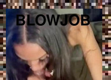 blowjob-seks-dengan-mengisap-penis, berkulit-hitam, jenis-pornografi-milf, pelacur-slut, sperma, penis, pengisapan