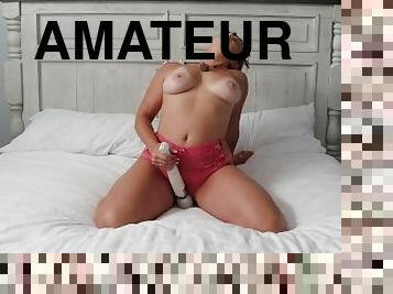 PANT) Two Amateur MILFs Showcase Female Orgasm with Hitachi Masturbation While Wearing Panties