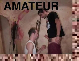 armée, amateur, ejaculation-sur-le-corps, énorme-bite, gay, branlette, point-de-vue, musclé, bite, militaire