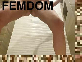 bagno, tettone, urina, pov, doccia, donne-dominanti, dominazione-femminile