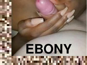 Ebony tinder date gives me hand job