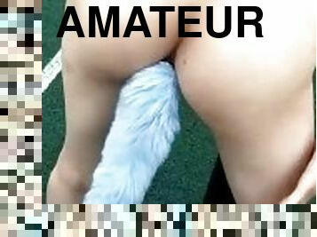 masturbation, amatör, leksak, ensam