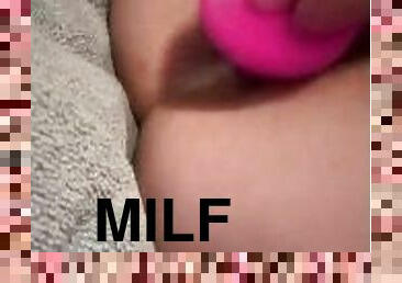 masturbation, fitta-pussy, amatör, anal, milf, creampie, bbw, dubbel, dildo, penetrering