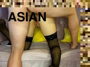 asiatisk, amatör, avsugning, japansk, webbkamera, petit, koreansk, verklighet, små-bröst