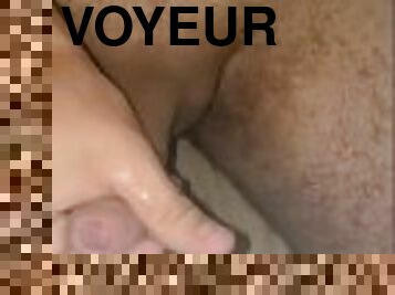 papa, masturbation, ejaculation-sur-le-corps, énorme-bite, gay, branlette, espion, ejaculation, fétiche, solo