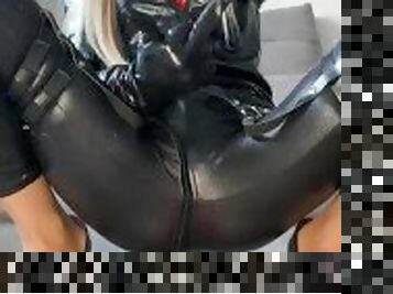 Domina Evgenia - POV beautiful mistress in latex humiliates you