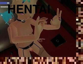 dilettant, anal-sex, anime, hentai, automat, kleine-titten