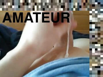 masturbation, amatör, cumshot, sprut, ensam, oskuld, kuk