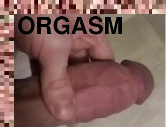 masturbation, orgasm, amatör, cumshot, hemmagjord, avrunkning, sprut, vit, kuk