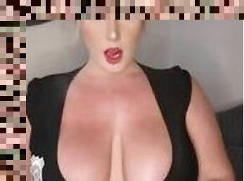 Naughty cop Brooke Knight flashing big boobs   Nude tiktok