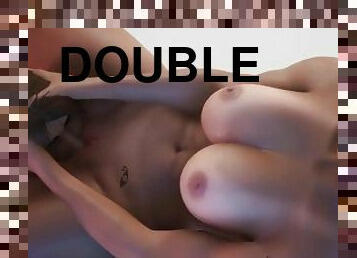 Double oral orgasm with blowjob and pussy licking
