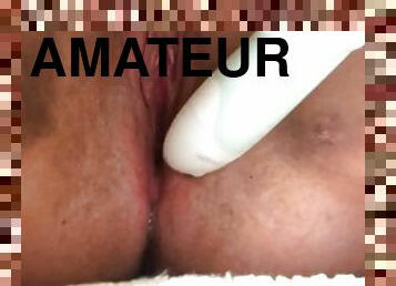 masturbation, orgasm, pissande, fitta-pussy, kvinnligt-sprut, amatör, tonåring, leksak, bbw, ensam