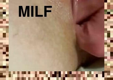 fisting, masturbation, fitta-pussy, amatör, brudar, milf, ensam, rakad, vått, hårt