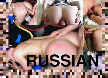 A Selection Of The Best Anal With Cute Sasha. She Cums From Anal. Russian Porn
