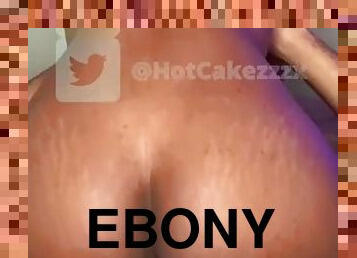 Ebony cum slut gets what she wants