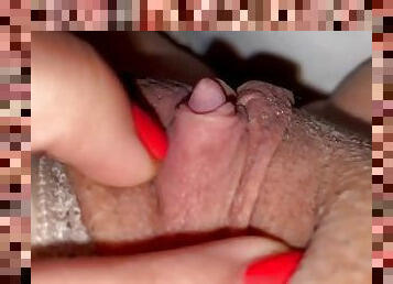 perä, clitoris, lihava, masturbaatio, pillu-pussy, amatööri, isot-upeat-naiset, pikkuhousut, soolo, märkä