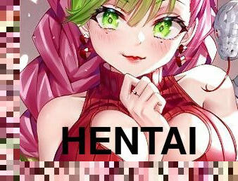 anime, hentai, süße, allein, domina, neckend