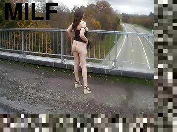 Flashing On A Bridge (1)