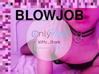 Femboy blowjob training and dildo ride - part 2