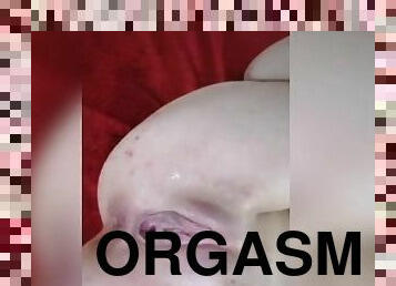 cul, masturbation, orgasme, jouet, solo