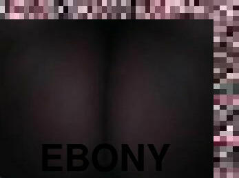 EBONY Spreading That Pussy For This BBC