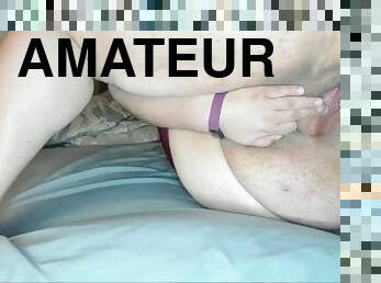 klitta, fet, masturbation, fitta-pussy, amatör, bbw, knubbig, ensam, särande