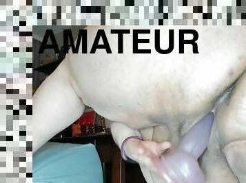 fet, gigantisk, masturbation, fitta-pussy, amatör, leksak, bbw, knubbig, dildo, ensam