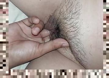 Finger friends pussy she squirt lovely