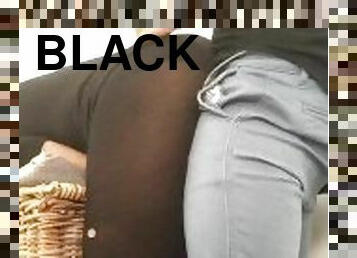 levrette, collants, amateur, mature, black, couple, africaine, bite