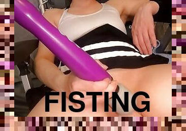 fisting, orgasm, fitta-pussy, amatör, milf, mamma, dildo, mor, vagina, vått