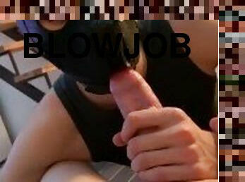 S&M Production. Blowjob from a pup