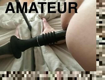 amatorskie, anal, gej, w-domu, dildo, solo