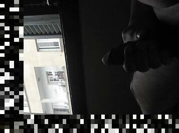 Neighbor can't stop watch me masturbating at window