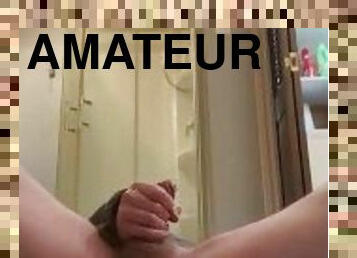 amatör, mogen, cumshot, gay, avrunkning, ensam