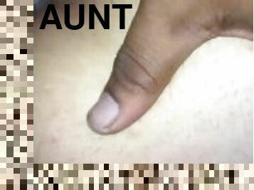 My friend Latina aunt lets me cum inside her & I kept going. She might be pregnant !?!