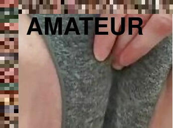 masturbation, orgasm, fitta-pussy, amatör, brudar, trosor, sprut, ensam, vått