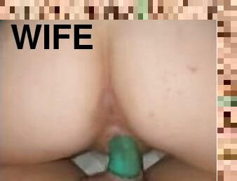 Wife Rides Small Dick While Hubbys At Work