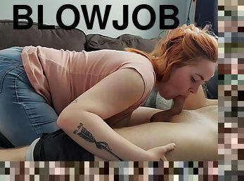 Redlexxxa - Sloppy Blowjob And Facial Cumshot