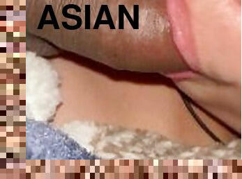 asiatisk, doggy-style, fet, anal, avsugning, hardcore, creampie, bbw, pov, kåt