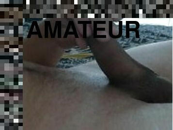 masturbation, amatör, cumshot, gigantisk-kuk, tonåring, sprut, ensam, kuk