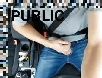 Public Car Cumshot