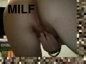 behåret, onani, orgasme, fisse-pussy, milf, sperm, liderlig, snæver, fetish, røvhul